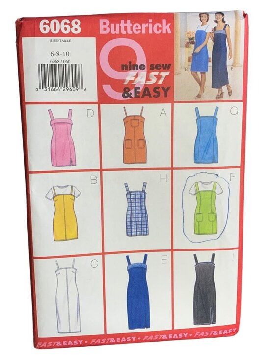 Butterick | Office | Butterick Misses Dress Sewing Pattern Size 6 8 ...